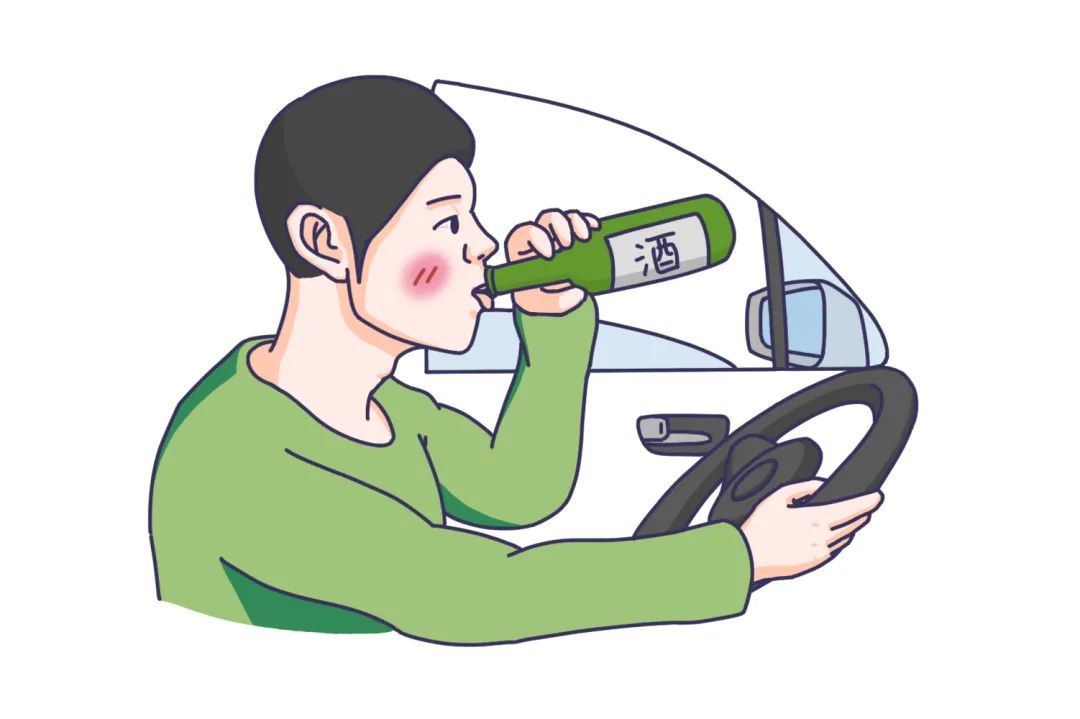 男子高速上邊喝酒邊開車,結果.