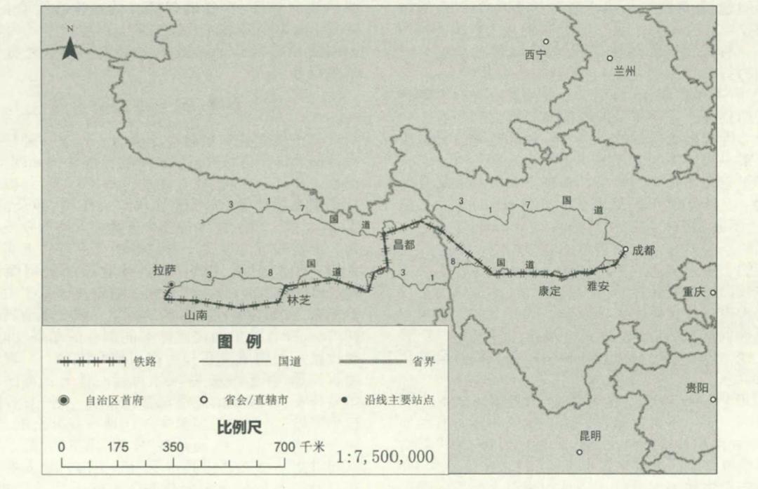 川藏铁路理塘站位置图片