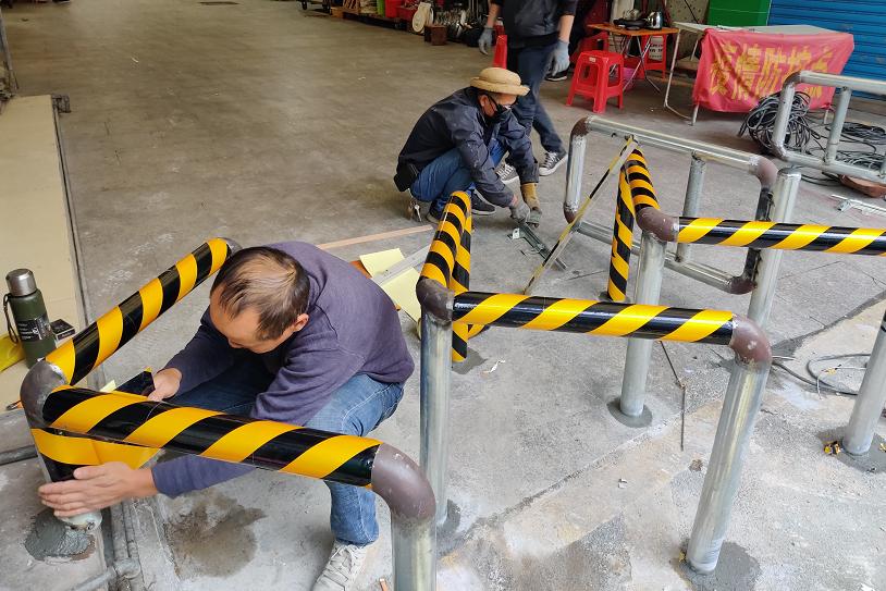 江海这个农贸市场人车分流神器上线