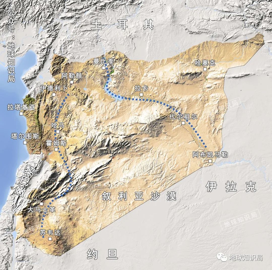 叙利亚戈兰高地地图图片