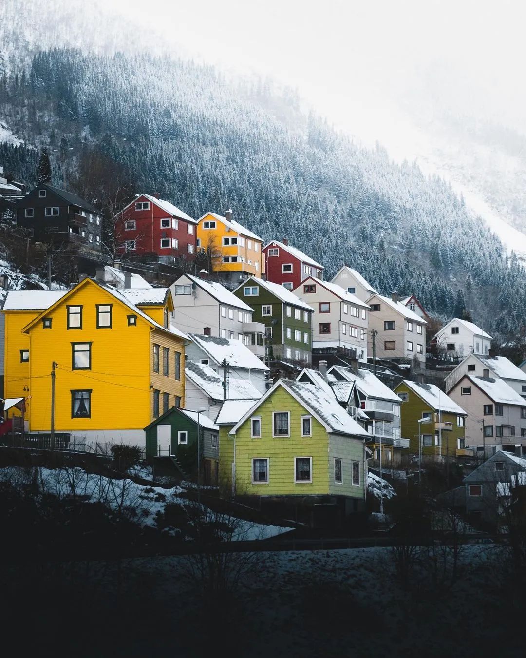海岸，小镇，冬季，2022，挪威，5k，照片预览 | 10wallpaper.com
