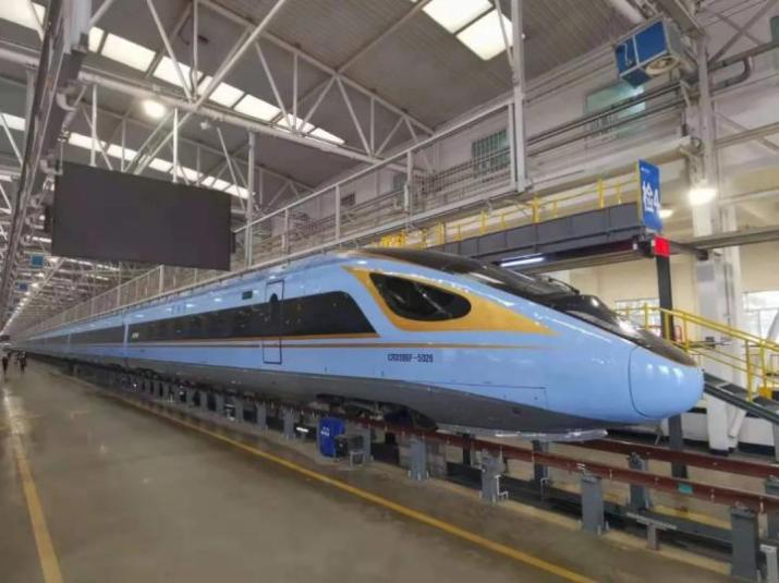 总共17列cr300bf型复兴号动车组落户银西高铁