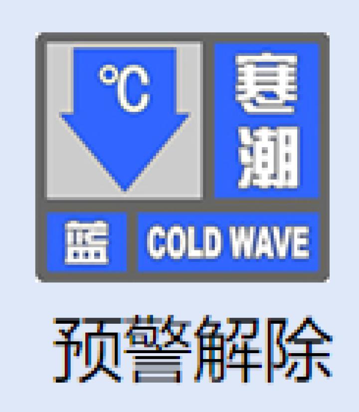 【每日速报】枣庄市气象局发布解除寒潮蓝色预警信号 