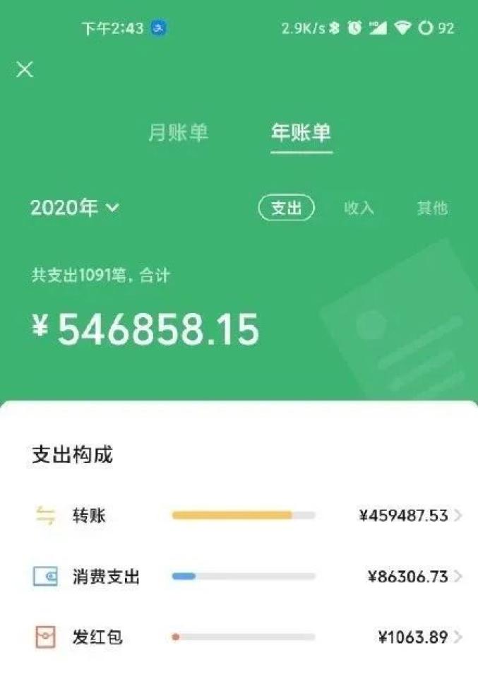 2020微信年度账单上线朋友圈变晒账单凡尔赛大赏