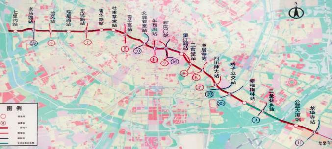 郑州地铁13号线将施工图片