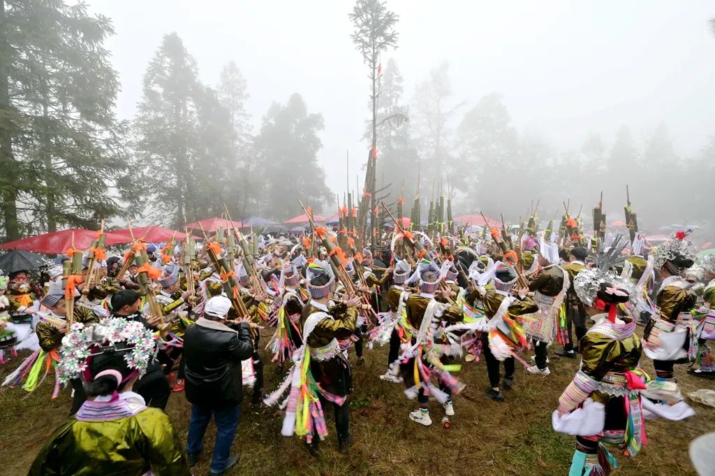 民俗从江苗族同胞欢度芦笙节