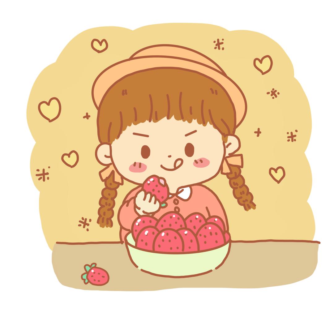 小女孩吃着甜甜的棒棒糖，心里很开心插画图片素材_ID:416337075-Veer图库