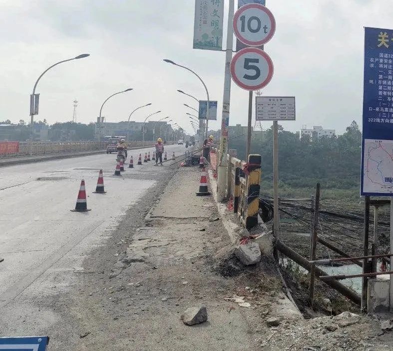 封桥7个月迁江大桥即将全封闭维修改造