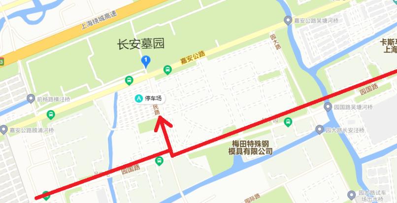 上海松鹤墓园地图图片