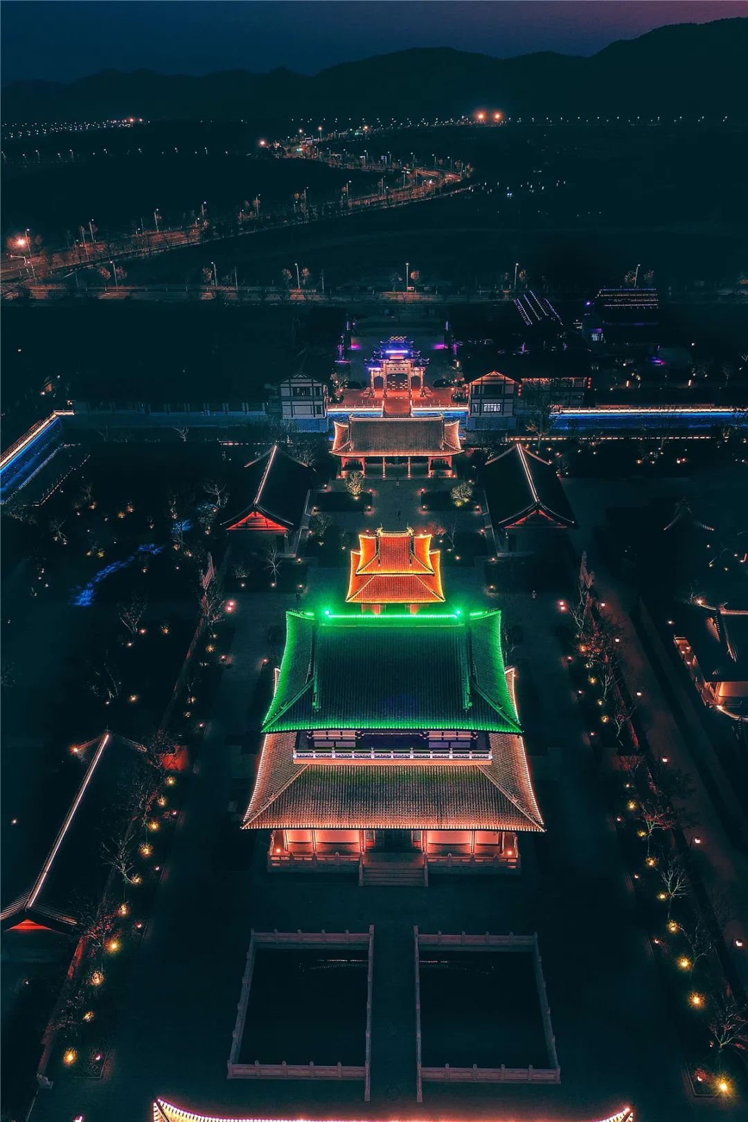 华灯初上看溧水城隍庙夜色有多美