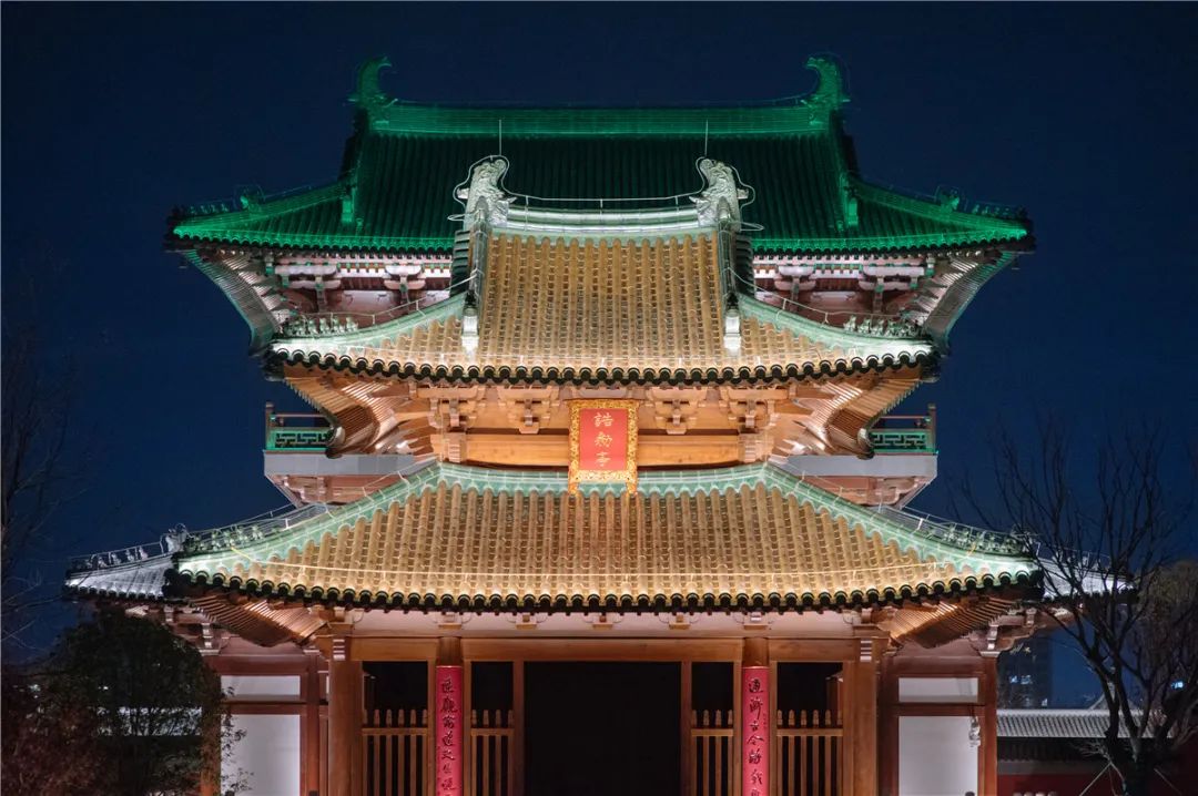 华灯初上看溧水城隍庙夜色有多美