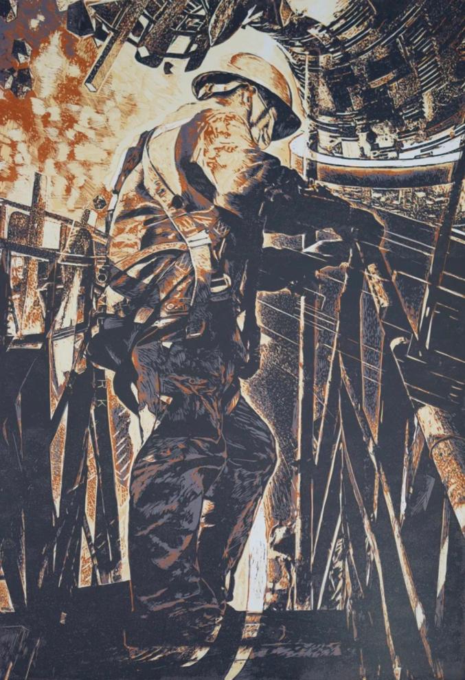 黑龙江省第二届版画作品双年展获奖作品欣赏