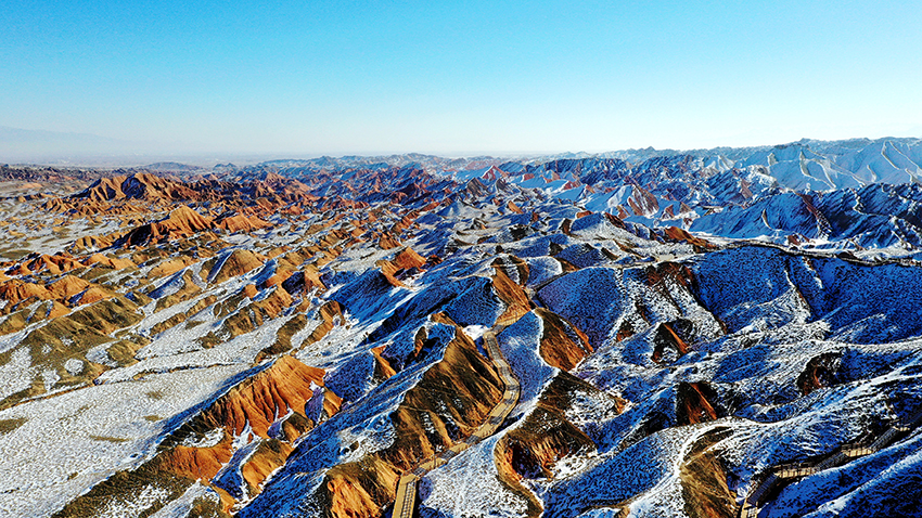 张掖冬季旅游景点大全图片