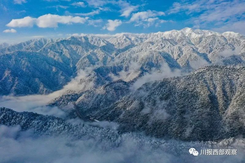 冬至又一大波雅安雪景来袭