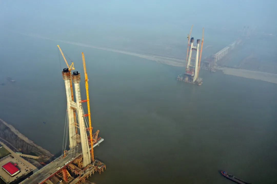 京港高铁过江通道施工进入攻坚阶段