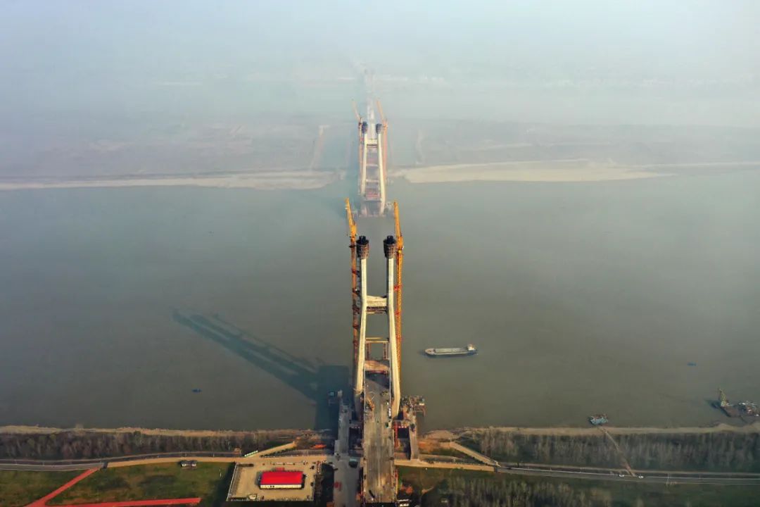 京港高铁过江通道施工进入攻坚阶段