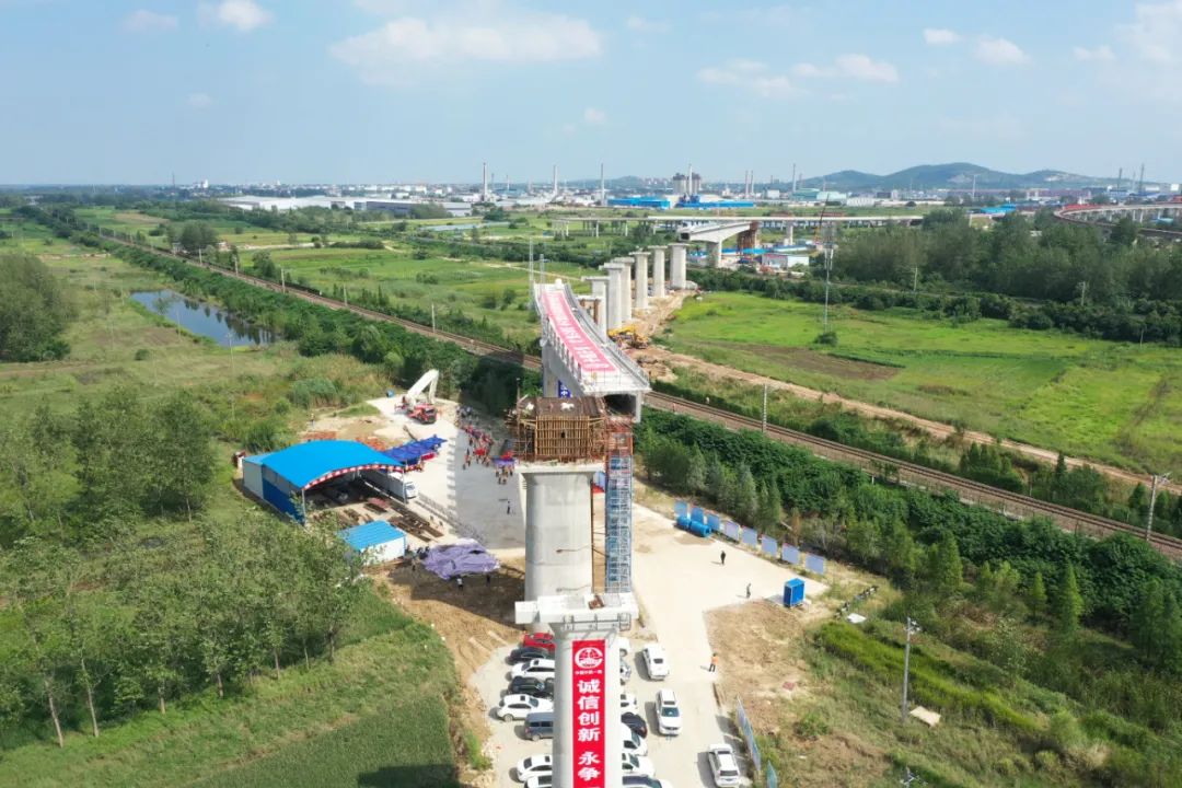 水蚌铁路蚌埠改线段顺利通车