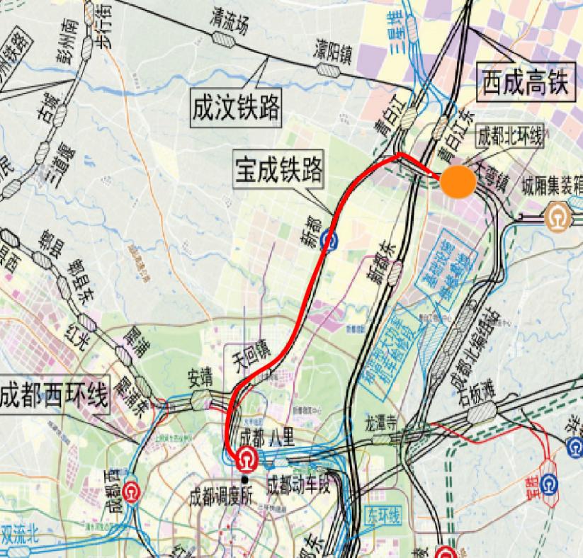 青白江s1轻轨站点图片