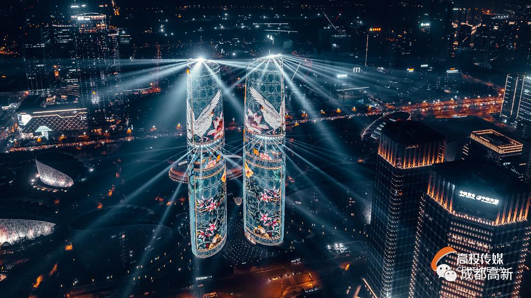 向2021许个愿让你的心愿点亮双子塔环球中心