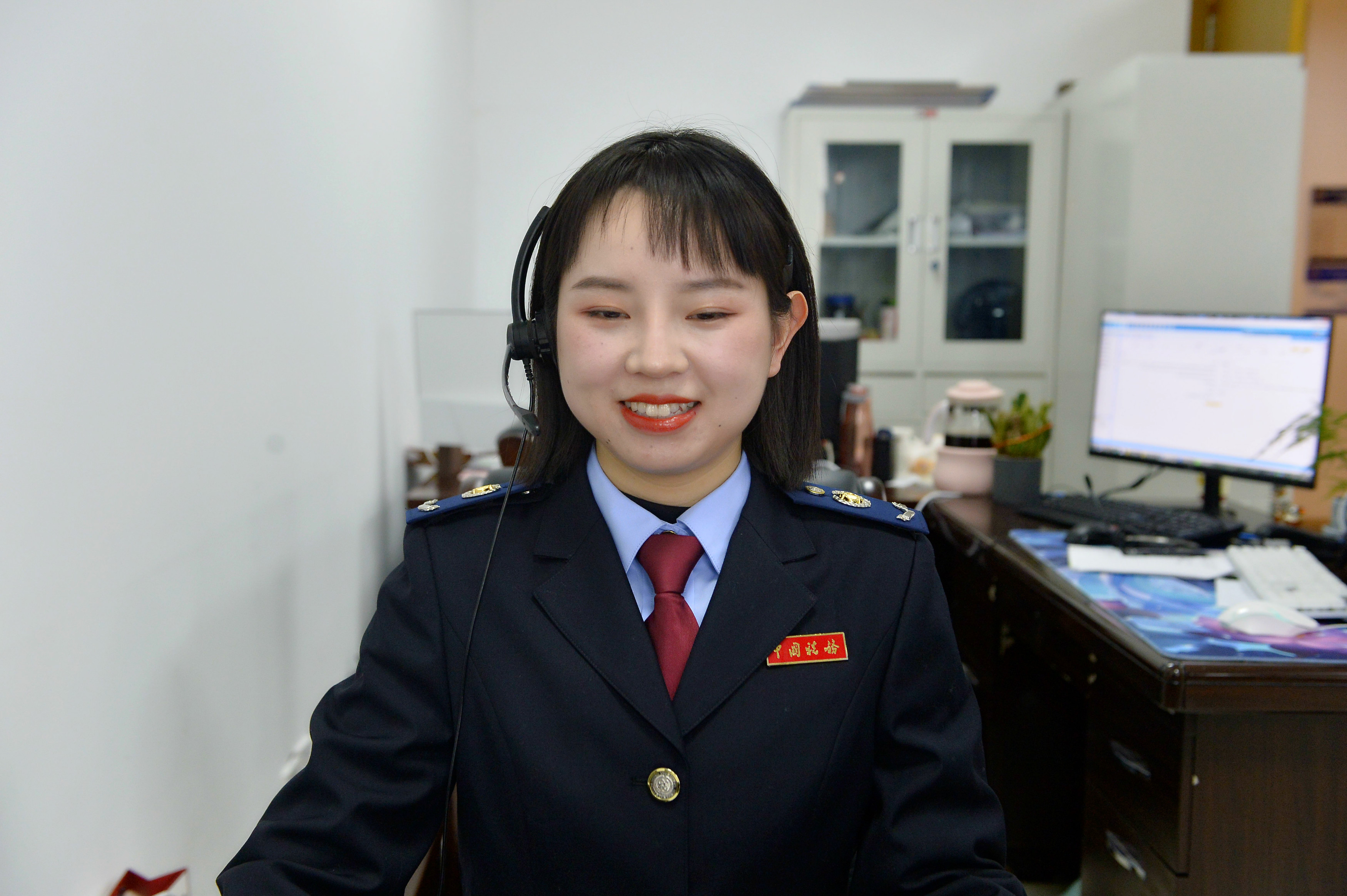 话务员网上客服辅导员观山湖区税务局这支专业团队超会的