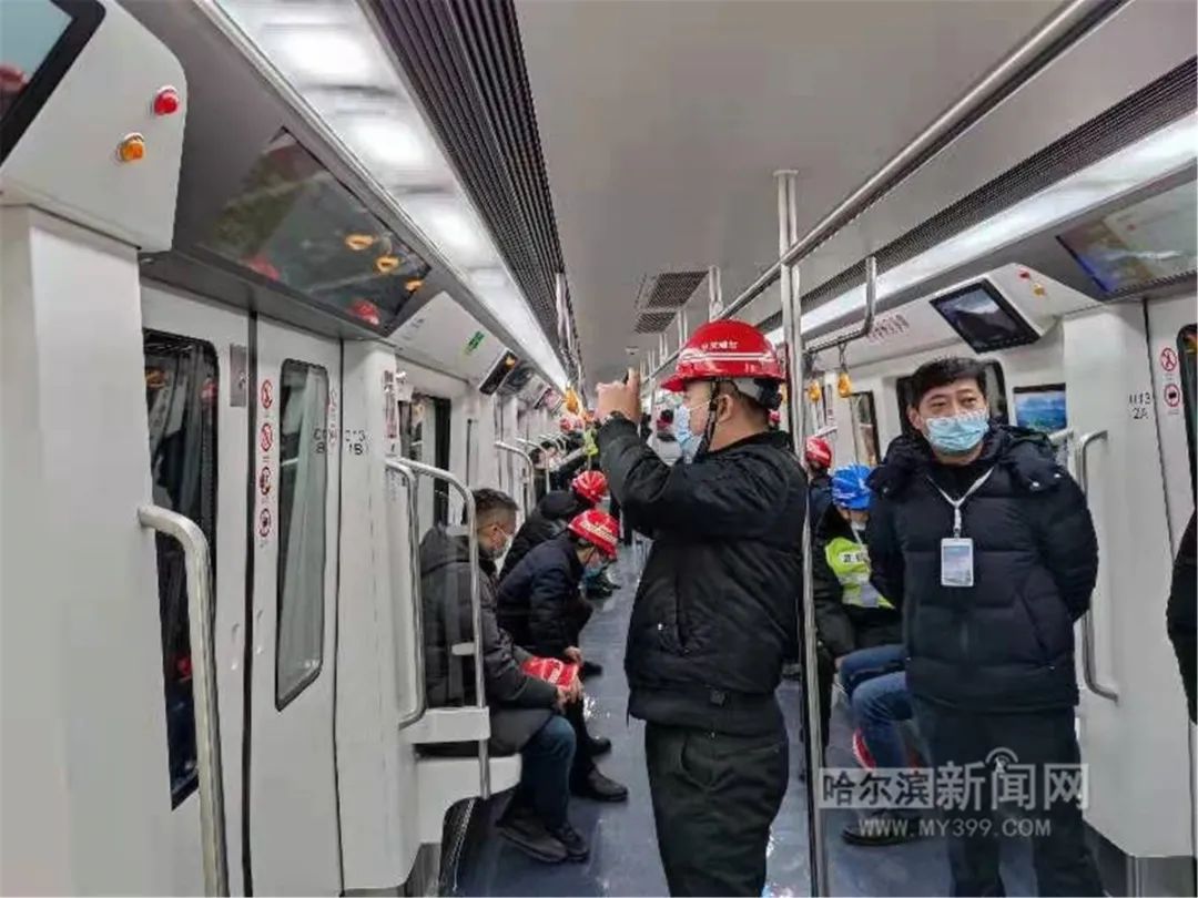 哈尔滨地铁两条新线"车通" 四座换乘站亮相丨实地亲测,超便利