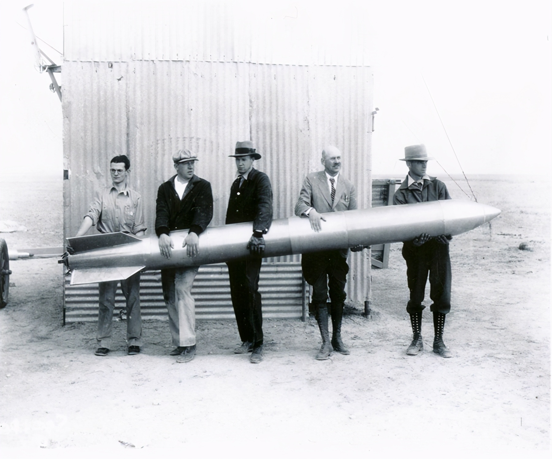 戈达德1932年试验的火箭
