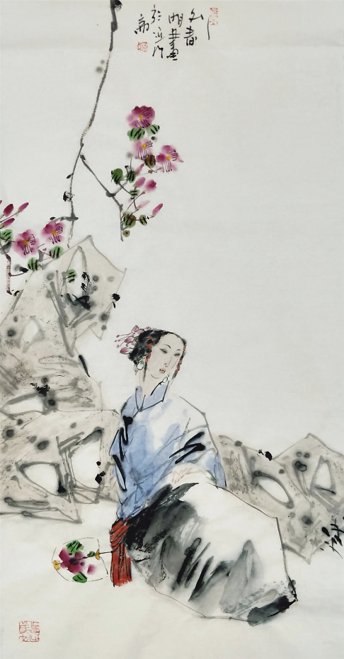 艺术人物著名画家刘春明作品赏析