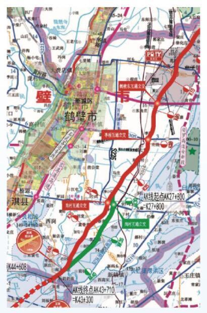 信阳107国道改道线路图图片