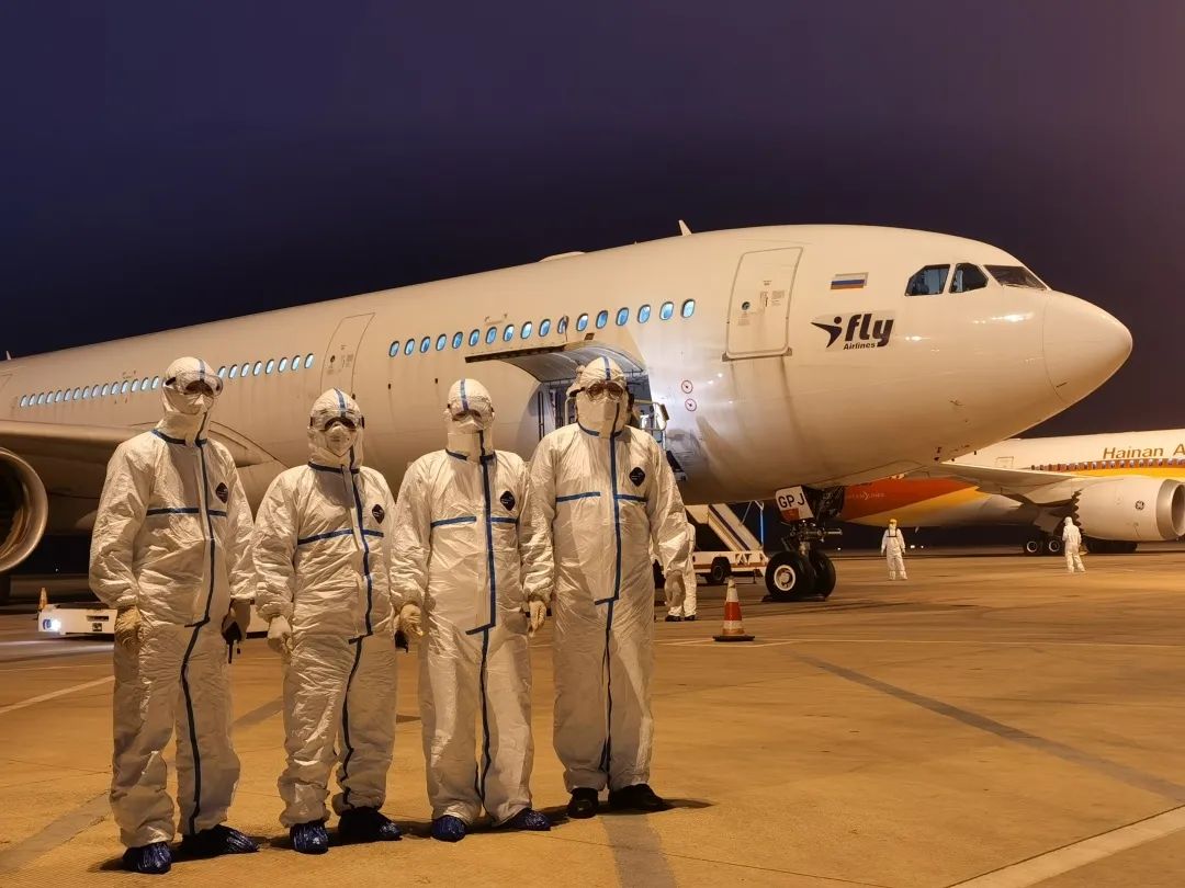 海口美兰机场顺利完成疫情以来首架客改货境外包机保障