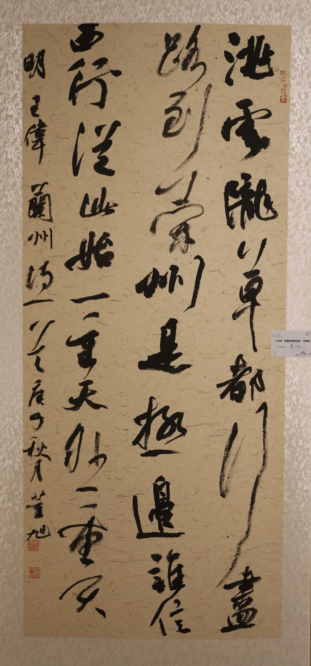 兰州市" 翰墨传情歌盛世 书画展"网络展(书法)