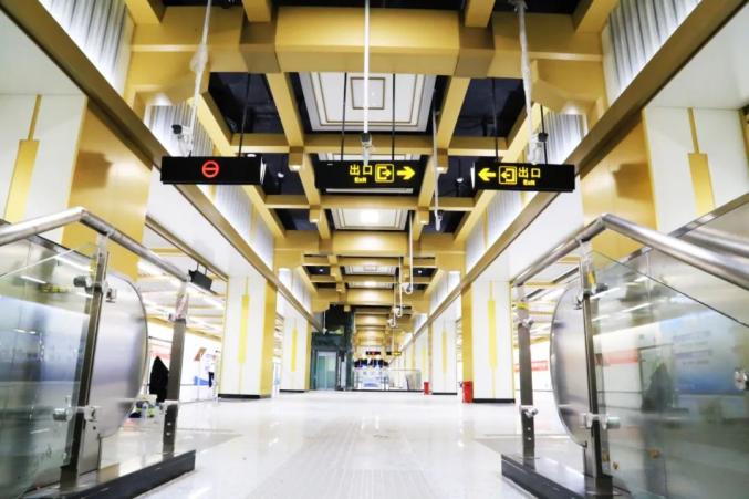 太原地铁2号线一期开通仪式在大南门站举行