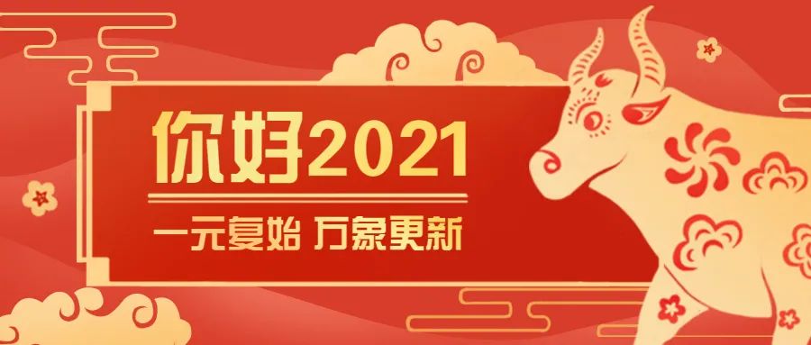 新年賀詞2020向您致敬2021攜手奮進