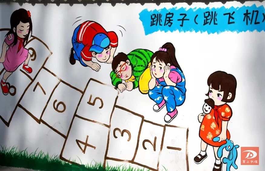 跳飞机跳房子完全拼得是眼疾手快!