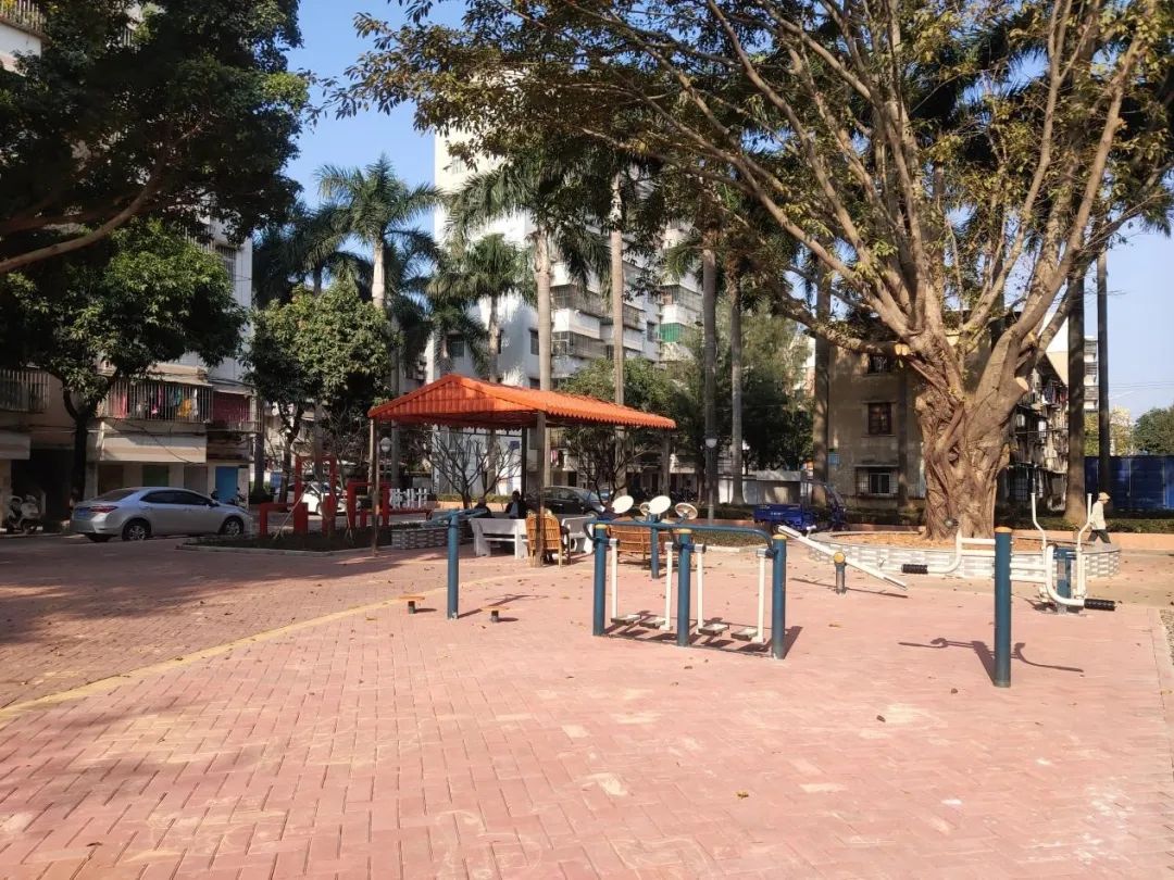 老旧社区披上新衣裳甘化新村口袋公园颜值提升