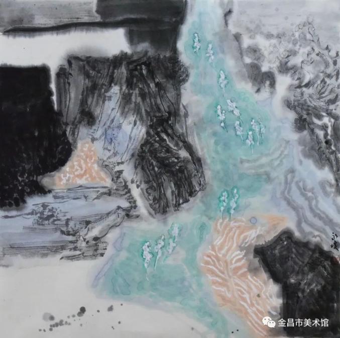 庆元旦迎新年讲好金昌故事描绘金昌美景金昌画家画金昌作品展开展了