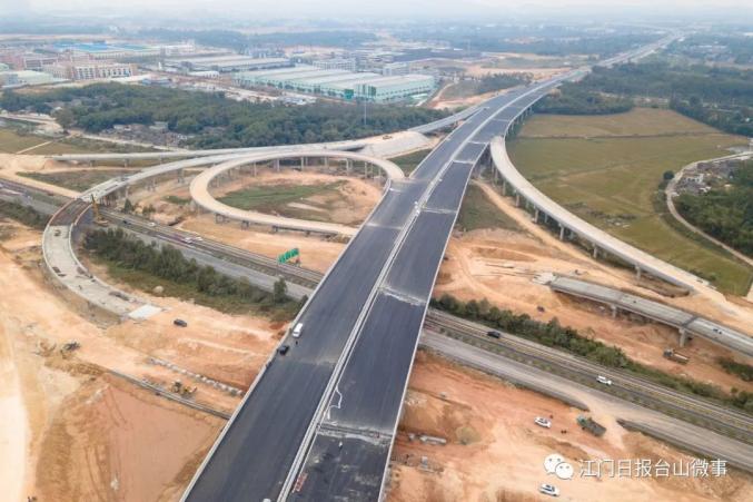 速看江門人關心的這兩條道路全線主車道今日通車今後出行更方便