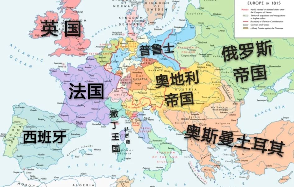 1860年欧洲地图图片