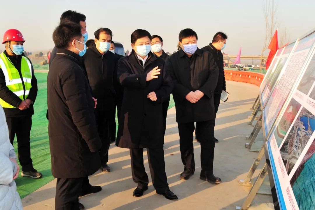 邢国辉调研检查滹沱河生态修复三期工程并主持召开专题调度会