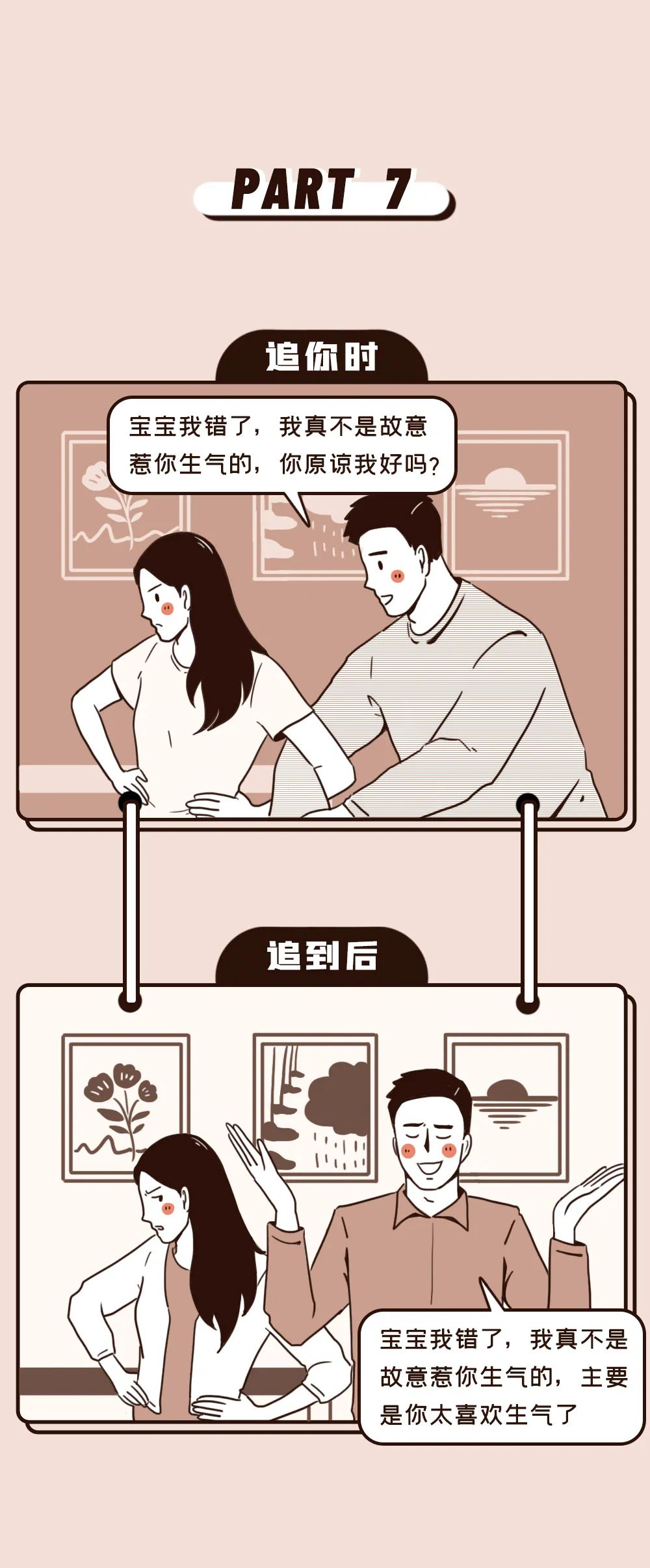 恋爱前后对比图你的男友也这样吗