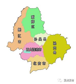 嫩江行政区划图图片