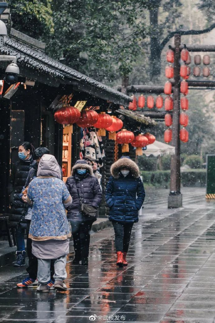 为你雪中送叹请收下这份成都赏雪地图