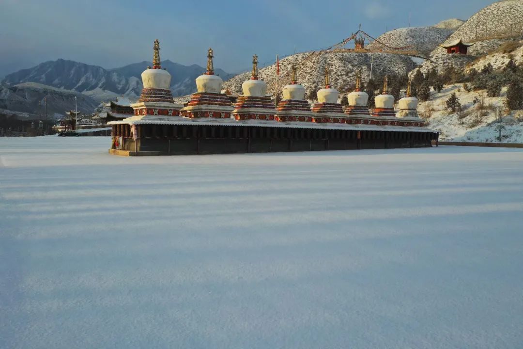 肃南冬日雪景