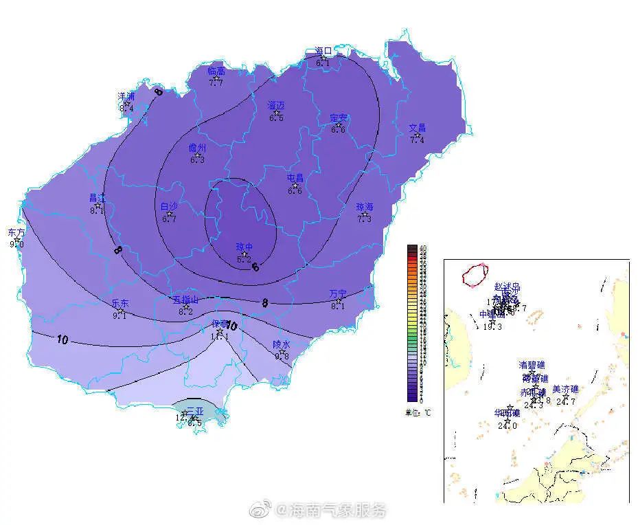 海南冷空气南下图片