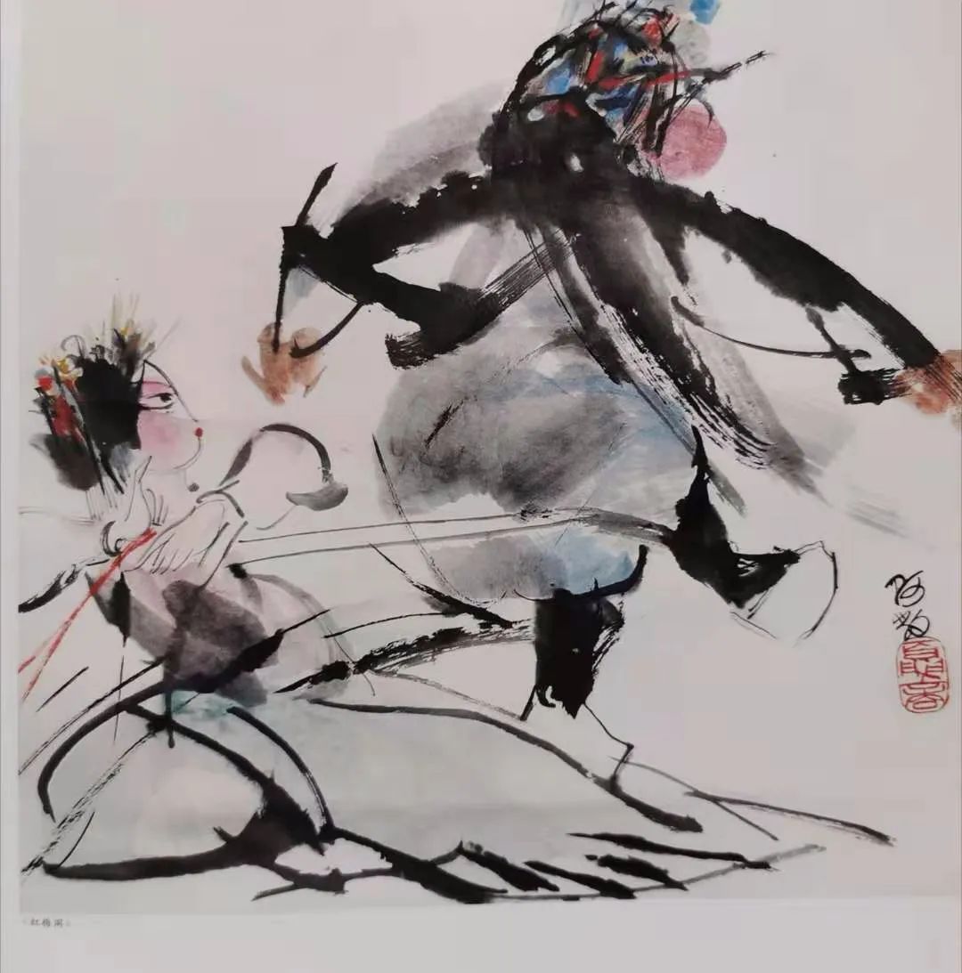 墨梅梨韵周根宝戏曲人物中国画作品展将在梅陇文化馆启幕