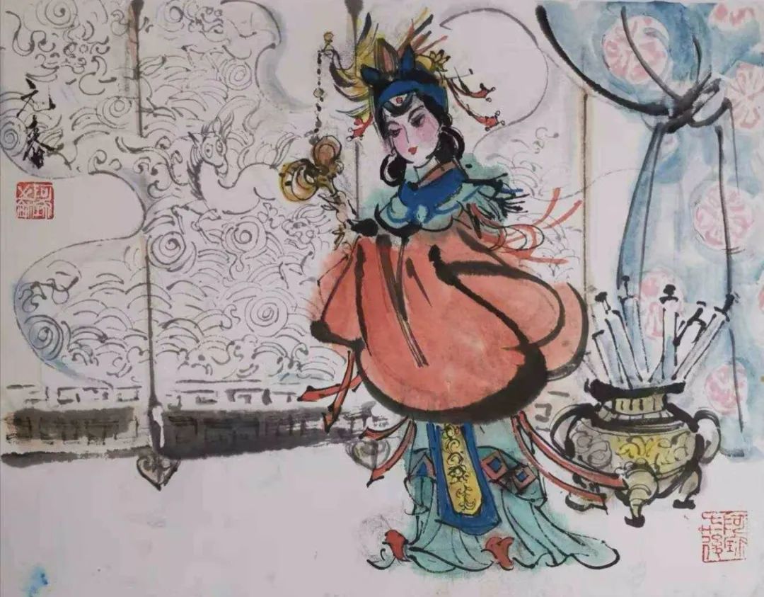 墨梅梨韵周根宝戏曲人物中国画作品展将在梅陇文化馆启幕
