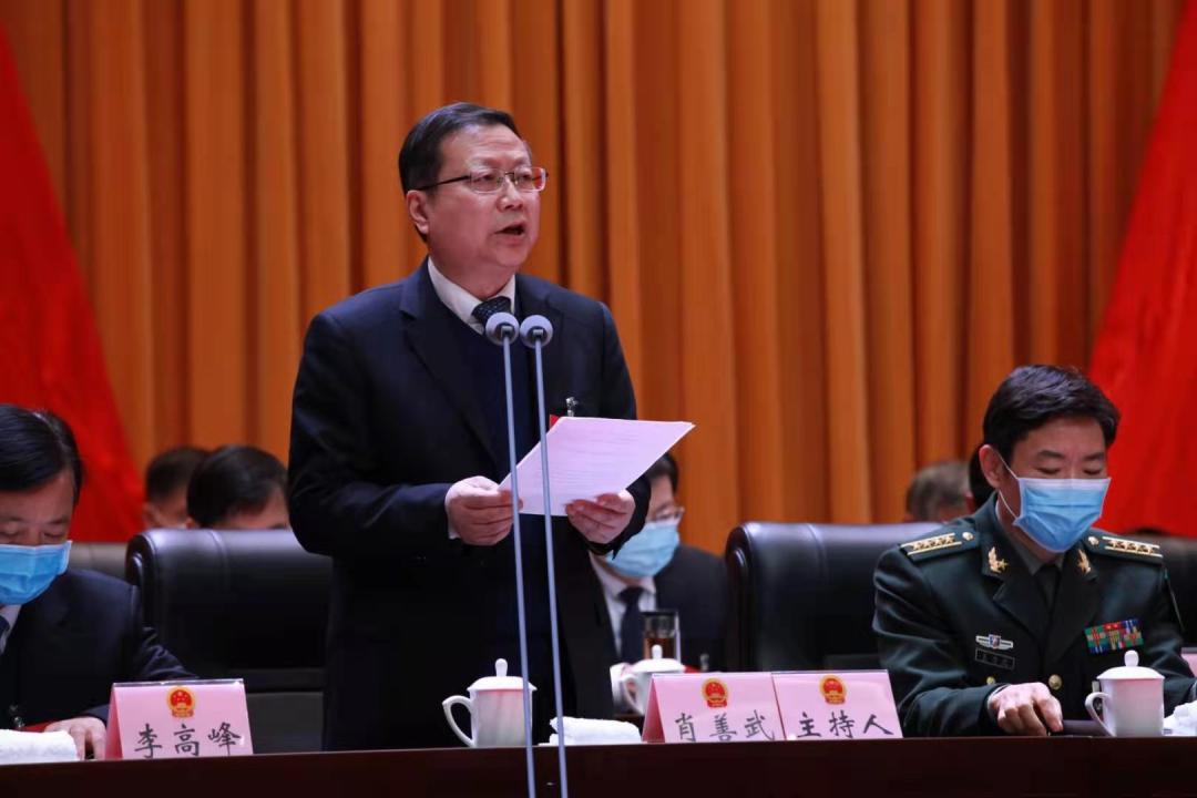 市七届人大五次会议隆重开幕市长孙勇作政府工作报告