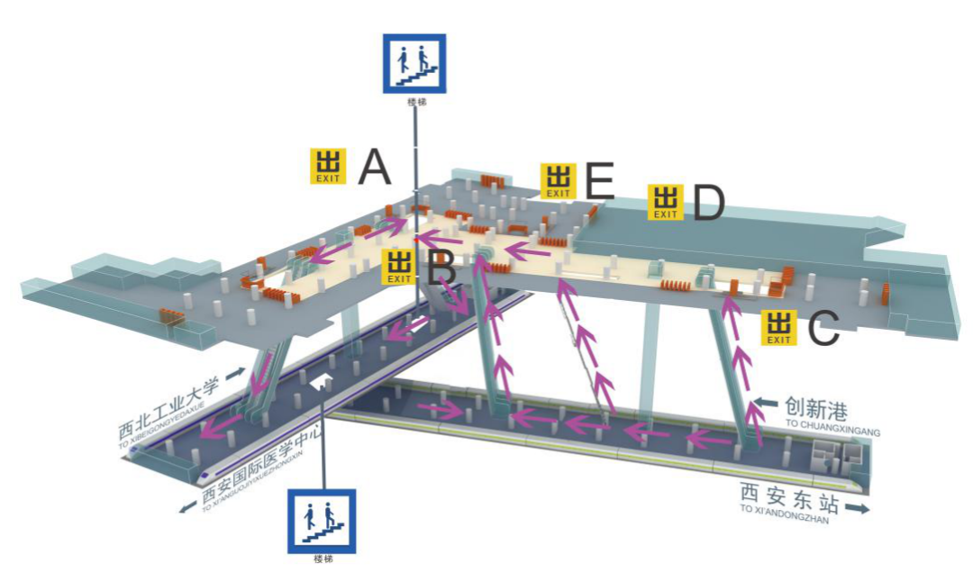 西安地铁新线如何换乘这份攻略请收好