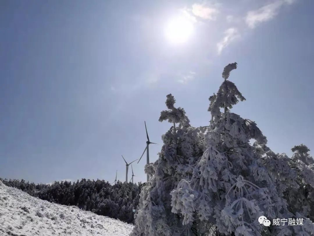 威宁干部"冰雪逆行"护送原标题:《雪后初晴的马摆大山有多美?》