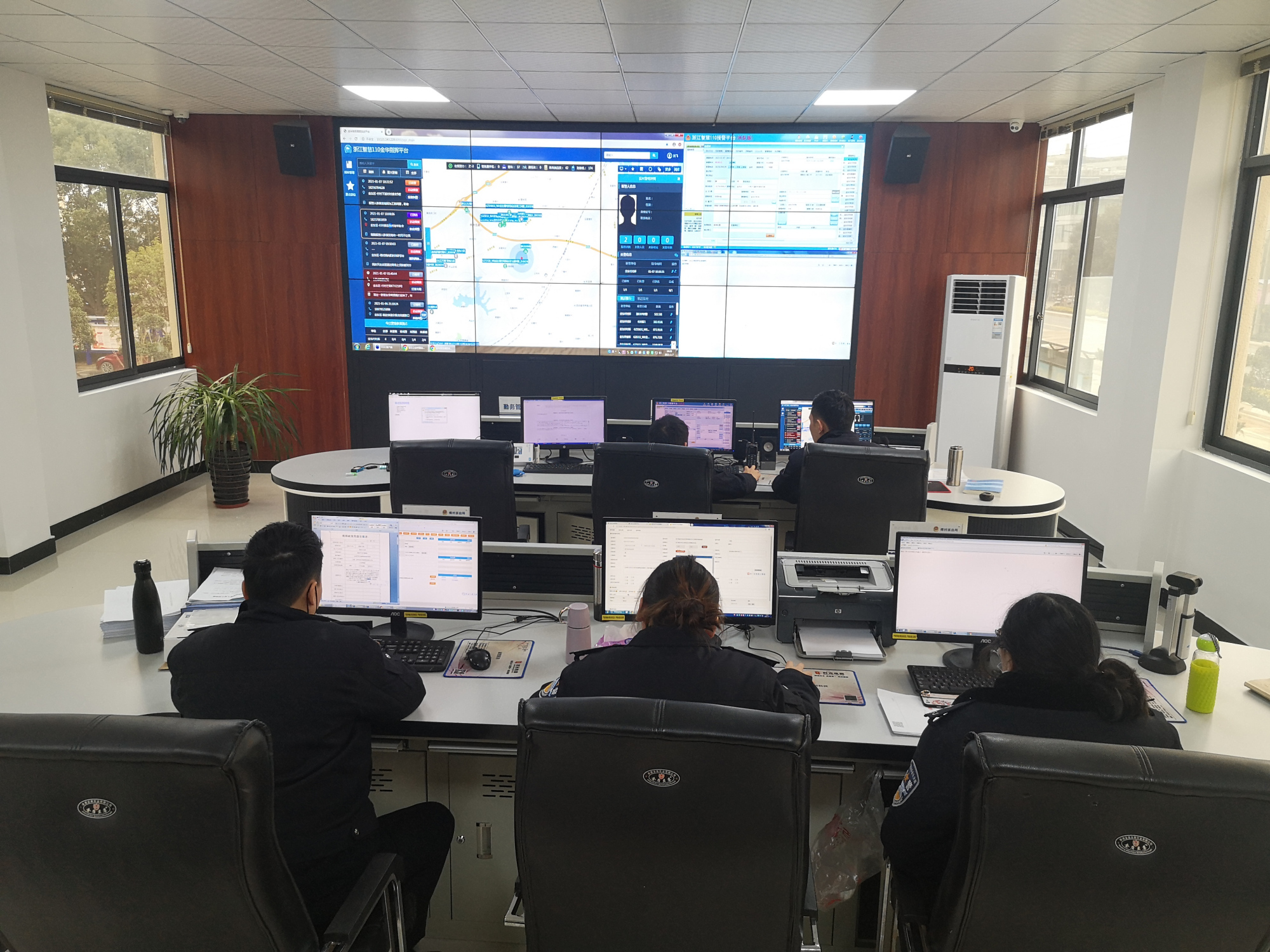 傅村派出所综合警务指挥室提升实战能力为平安保驾护航