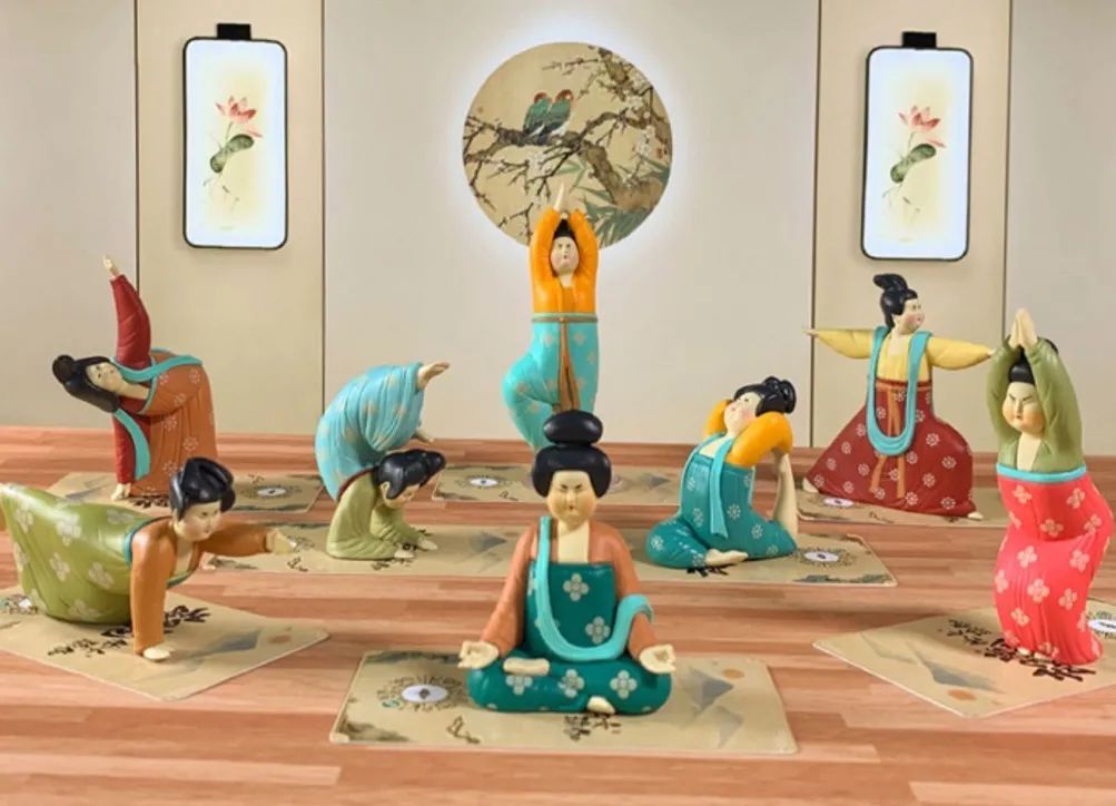 穿比基尼的蒙娜丽莎做瑜伽的唐代仕女盲盒的脑洞好大